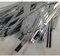 100 Silver 4 (100mm) Metallic Twist Ties / Bag Sealers Coloured Plastic with Wire