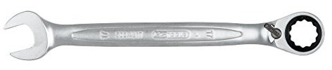 KS Tools - 503.4629 - Clé mixte à cliquet réversible 72 dents Gearplus - 32 mm - Finition satinée - Chrome vanadium