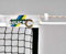 Badminton-Turniernetz nach EN 1509 - Polypropylen, Schwarz, Badminton, Sportsnetz