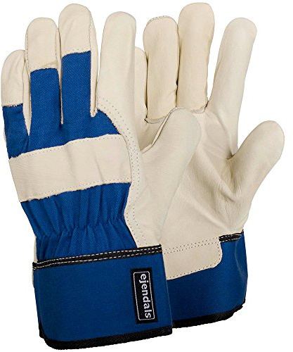 Ejendals Lederhandschuh Tegera 105, Größe 12, 1 Stück, blau/beige, 105-12