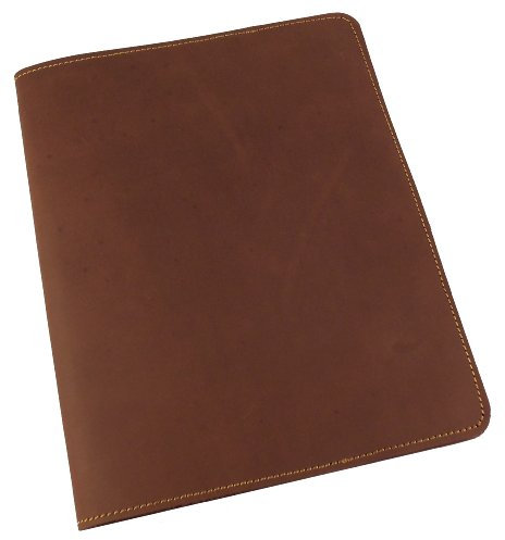 Rustic Ridge nachfüllbares Leder-Notizbuch – Kompositions-Notizbuchhülle – Leder-Notizbuchhülle – passend für Moleskine XL 24,8 x 19,1 cm (24,8 x 19,1 cm) (Dunkelbraun)