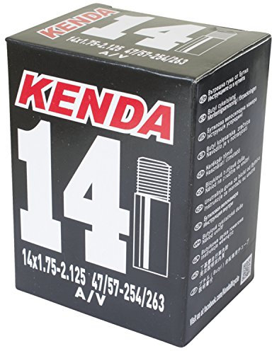Kenda Unisex – Erwachsene Universalschlauch 14 x 1.75-2.125, AV 35 mm, schwarz, 47/57-254/263