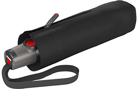 Knirps T.100 Small Duomatic Regenschirm, 23 cm, 23 cm, Black