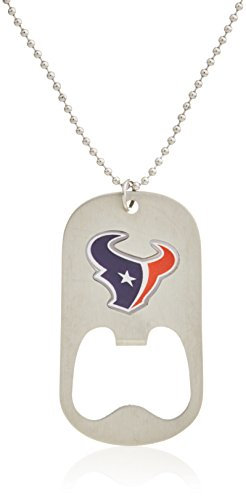 Siskiyou NFL Houston Texans Bottle Opener Tag Necklace, 20