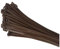 Home.smart 100 x Brown Nylon Cable Ties 300 x 4.8mm / Extra Strong Zip Tie Wraps