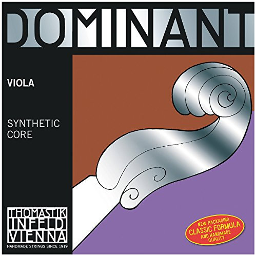 Thomastik Einzelsaite für Viola 4/4 Dominant - D-Saite Nylonkern Aluminium umsponnen, stark