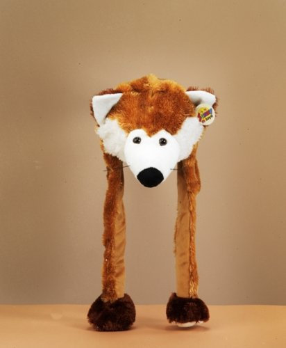 Euro Souvenirs Plüsch Mütze Fuchs mit Rute 53 cm