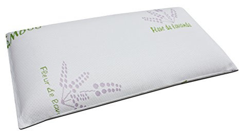 ECO-DE Kopfkissen Memory Foam Bamboo, Lavendelblüte. 70 x 40 cm