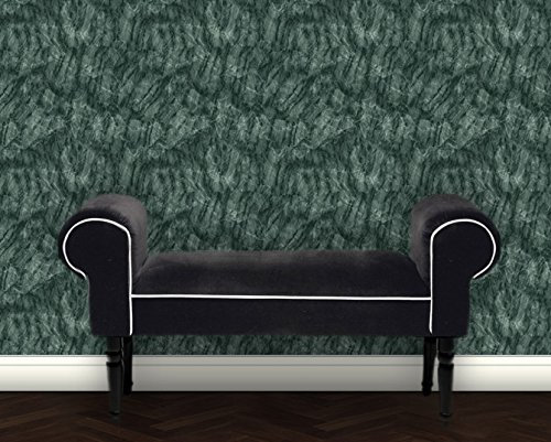 Moderne GMM Foto Tapete klassischer Marmor - grün - um Wände halb hoch zu tapezieren H: 1,5m B: 46.5cm