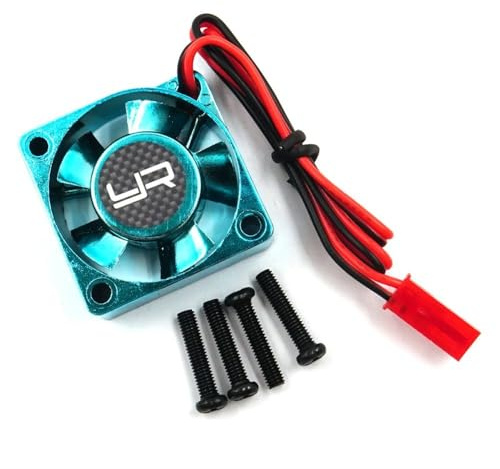 Yeah Racing Tornado 30x30mm High Speed Cooling Fan Blue, 5V, 1.4W, 14000RPM, 5.5CFM, 9g, JST Connector, For ESC/Motor/Heatsink, Compatible with Desktop/Laptop