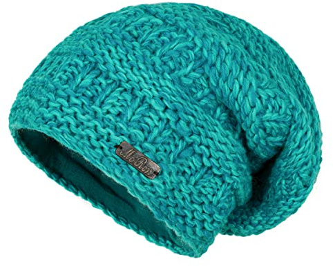 alpengoa McRon Damen Gefütterte Beanie Wollmütze Aloha