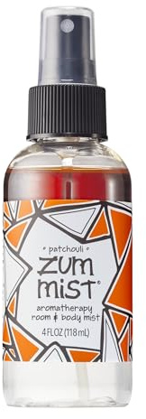 Indigo Wild Zum Mist Room & Body Spray - Aromatherapy Essential Oil Spray - Natural Body Mist & Room Spray - Patchouli Scent - 4 fl oz