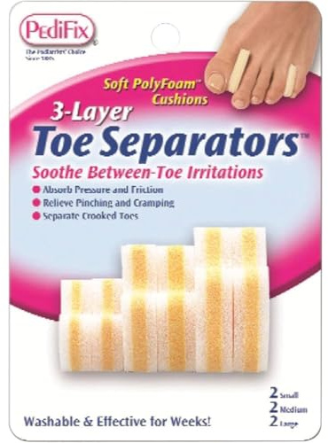 PediFix 3 Layer Toe Separators 6/box