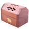 Porte encens petit coffret bois motif éléphant