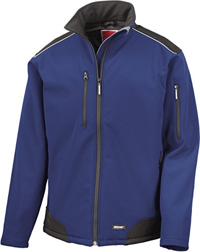 Ergebnis r124 a Ripstop Softshell Workwear Jacke 3XL Royal/Black