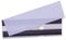 Etikettenhalter für Einstecketiketten, Magnetische Etikettenhalter, 100 x 26 mm, Transparent (50-er Pack)