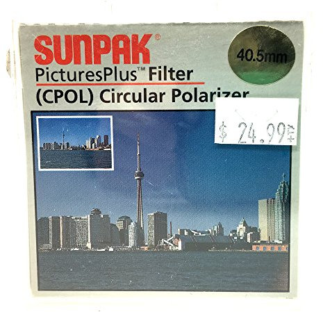 Sunpak Pictures Plus - Filtro polarizador circular (40,5 mm)