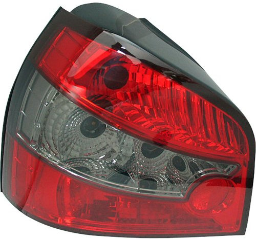 AUTO-STYLE Satz Heckleuchten kompatibel mit Audi A3 8L 1996-2003 - Rot/Smoke