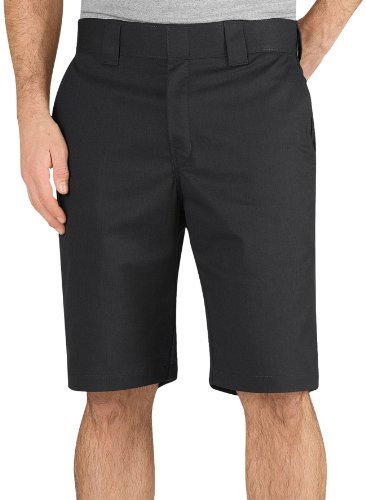 Dickies Herren 11 Inch Regular Fit Stretch Twill Work Short, Schwarz, 32