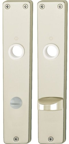 Hoppe Bad/WC-Langschild, Paar Aluminium 201PI