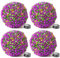 Solalite 4 x 28cm Purple Topiary Balls with 20 Solar LED Lights, Hanging Topiary Ball Lights Sphere Decorative for Wedding Artificial Plant, Backyard Balcony Garden Décor