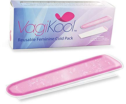 VagiKool - Reusable Postpartum Cold-Pack & 10 Komfort-Fit Sleeves - Flexible Cold Packs - Made in the USA
