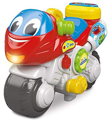 Clementoni- Baby Ale Moto Mondiale, 10+ Mesi, Multicolore, 17102