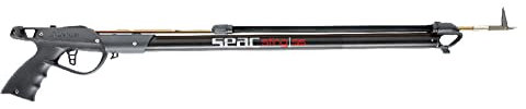 Seac Sting, Rubber Harpune Aluminium-Finish, Schwarz