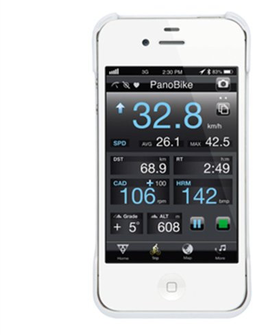Topeak RideCase II Schutzhülle für iPhone 4 / 4S, Weiß