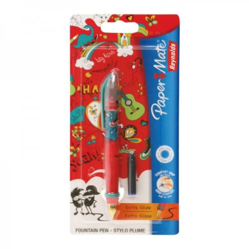 PaperMate Schulfüller mit comfort Grip extra sanft Farbe Rot