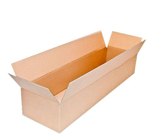 Kunsthandwerkstube Faltkarton 1-wellig 800 x 200 x 150 mm, braun, 20 Stück VE