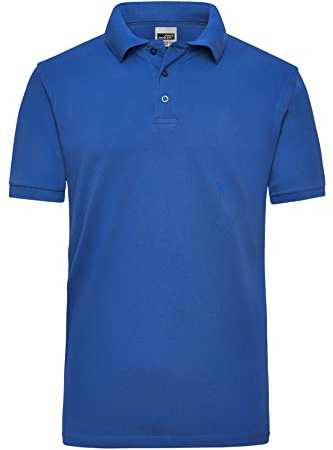 James & Nicholson Herren Work Poloshirt - Robustes Arbeitspolo aus einlaufvorbehandeltem Piqué