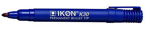 Hainenko Value Bullet Tip Permanent Marker - Blue