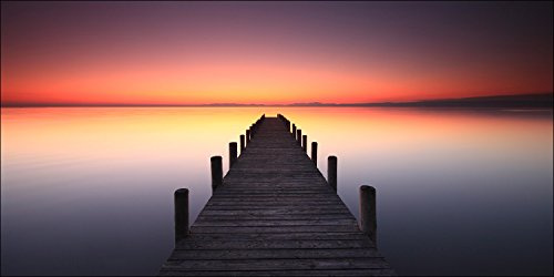 Pro-Art g1552h Wandbild Giclée 'Abendstimmung' 120 x 60 cm