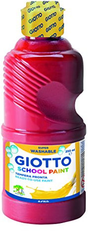 Giotto 530808 - Témpera, color rojo