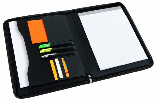 ALBA Konferenzmappe mit Reißverschluss/2502 280x28x360 mm schwarz PU