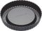 MasterClass Crusty Bake Kuchenform, Runde Kuchenform aus Karbonstahl, Antihaft Quicheform Backform, Backofenform mit losem Boden, Karbonstahl Grau, Ø 20 cm