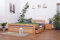 Doppelbett/Funktionsbett Easy Premium Line K4 inkl. 2 Schubladen und 1 Abdeckblende, 180 x 200 cm Buche Vollholz massiv Natur