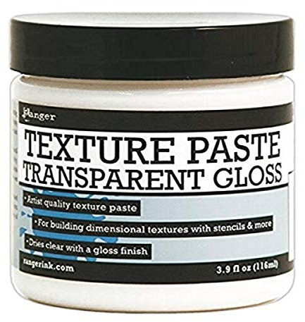 Ranger Texture Paste Transparent Gloss, 3.9 oz