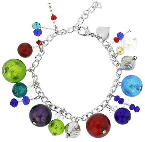 Sorgente Murano Glas Armband - Multicolor