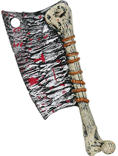 Bloodly Cleaver Halloween Prop, Argento, taglia unica