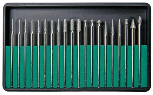 Velleman Diamantfräserset, Zubehörset für multifunktionales Werkzeug, 20-teilig