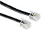 Hama Telefonkabel (RJ-11-Stecker auf RJ-11-Stecker) Schwarz