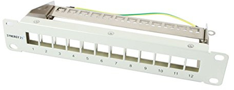 Synergy 21 Keystone Modulträger 10Patchpanel für 12xTP