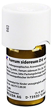Ferrum Sidereum D 6 Trituration
