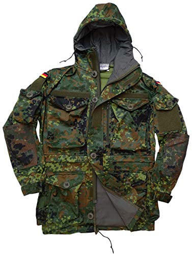 Leo Köhler Unisex Jacke, Flecktarn, S