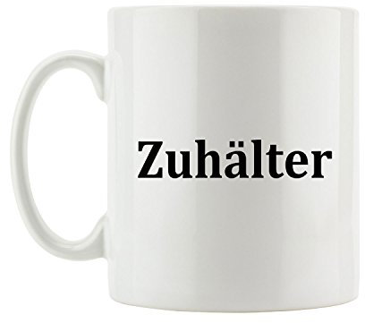Pixxprint Zuhälter P.I.M.P SlutsFun Party Clubwear USA Tasse, ca. 300ml Fassungsvermögen, Keramik Weiß, Spülmaschinenfest