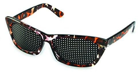 Lunettes à Grille 415-FMP - de forme carrée grille - marron marbré - Incl. Accessoire