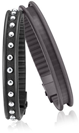 Hip-Hop Jewels Bracciale Rail Nero/Caffè Unica