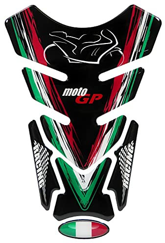 BIKE-label Autocollant de réservoir pour moto - Drapeau de l'Italie - Moto GP Racing 500220VA